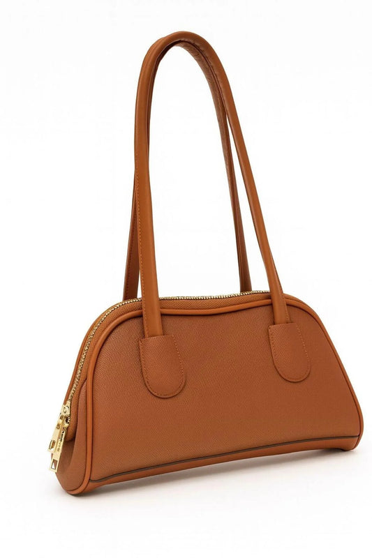 Kadın Omuz ve El Çantası – Yarım Ay Model, Fermuarlı, Günlük ve Şık