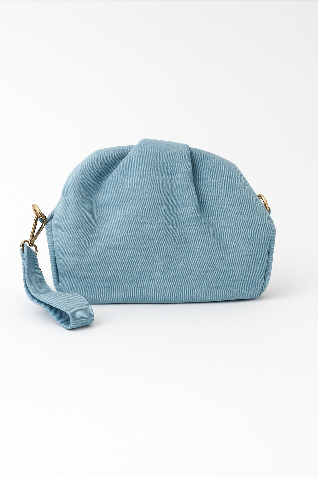 Açık Mavi Denim Kadın Clutch Çanta | Günlük & Şık Kot Çanta