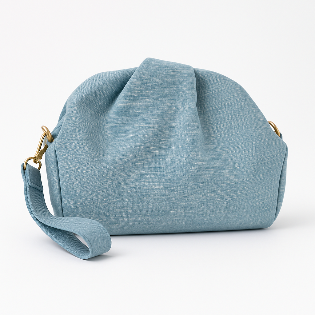 Açık Mavi Denim Kadın Clutch Çanta | Günlük & Şık Kot Çanta