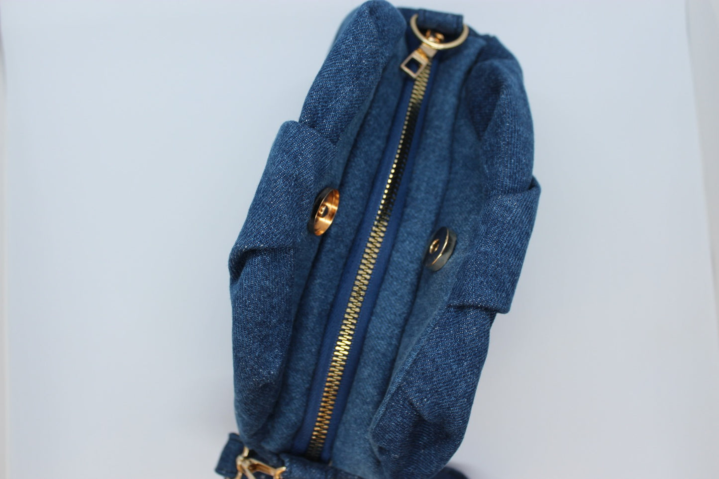 Açık Mavi Denim Kadın Clutch Çanta | Günlük & Şık Kot Çanta